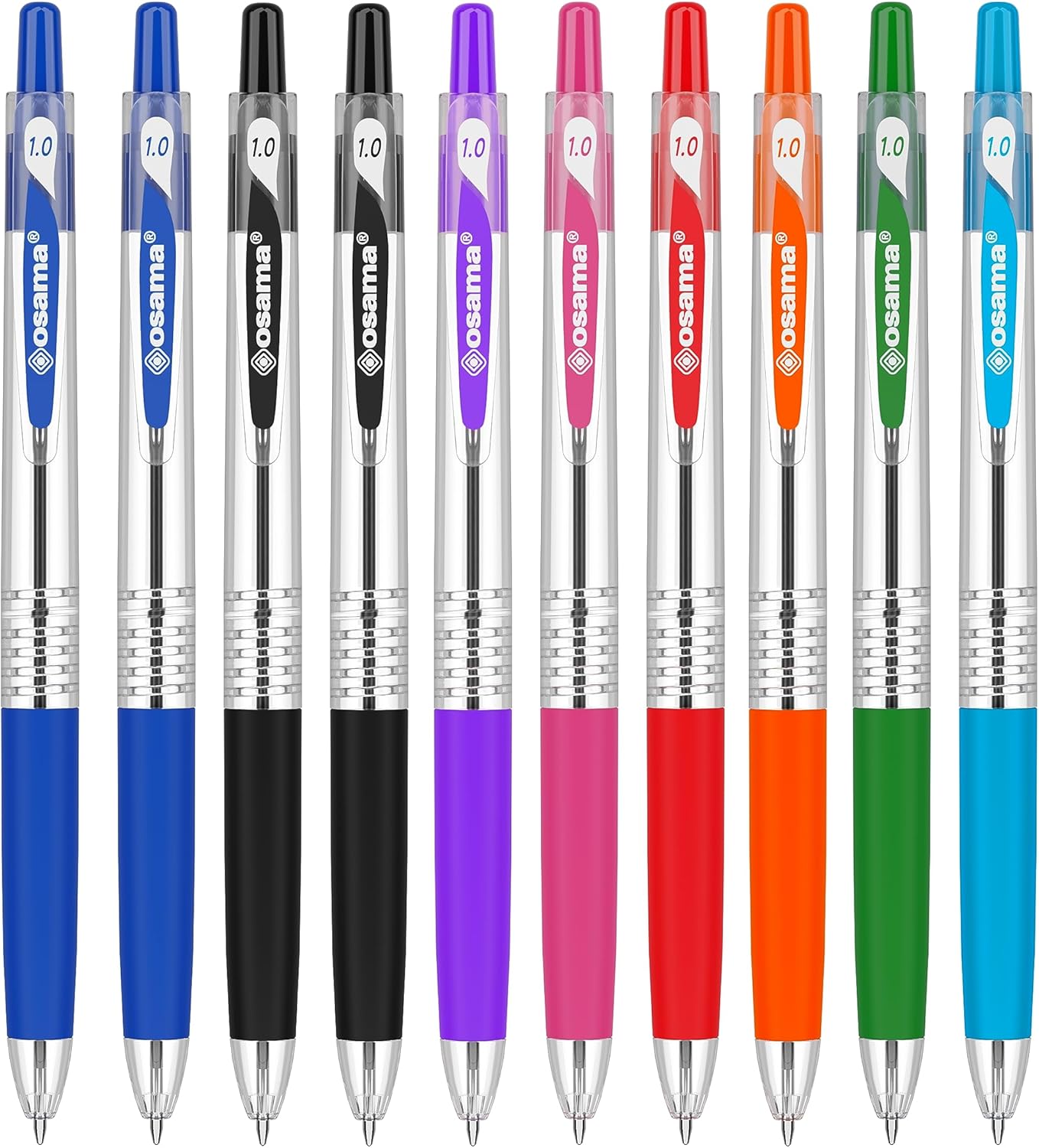 Set de 10 Stylos Gel Couleur OBG – Image 2