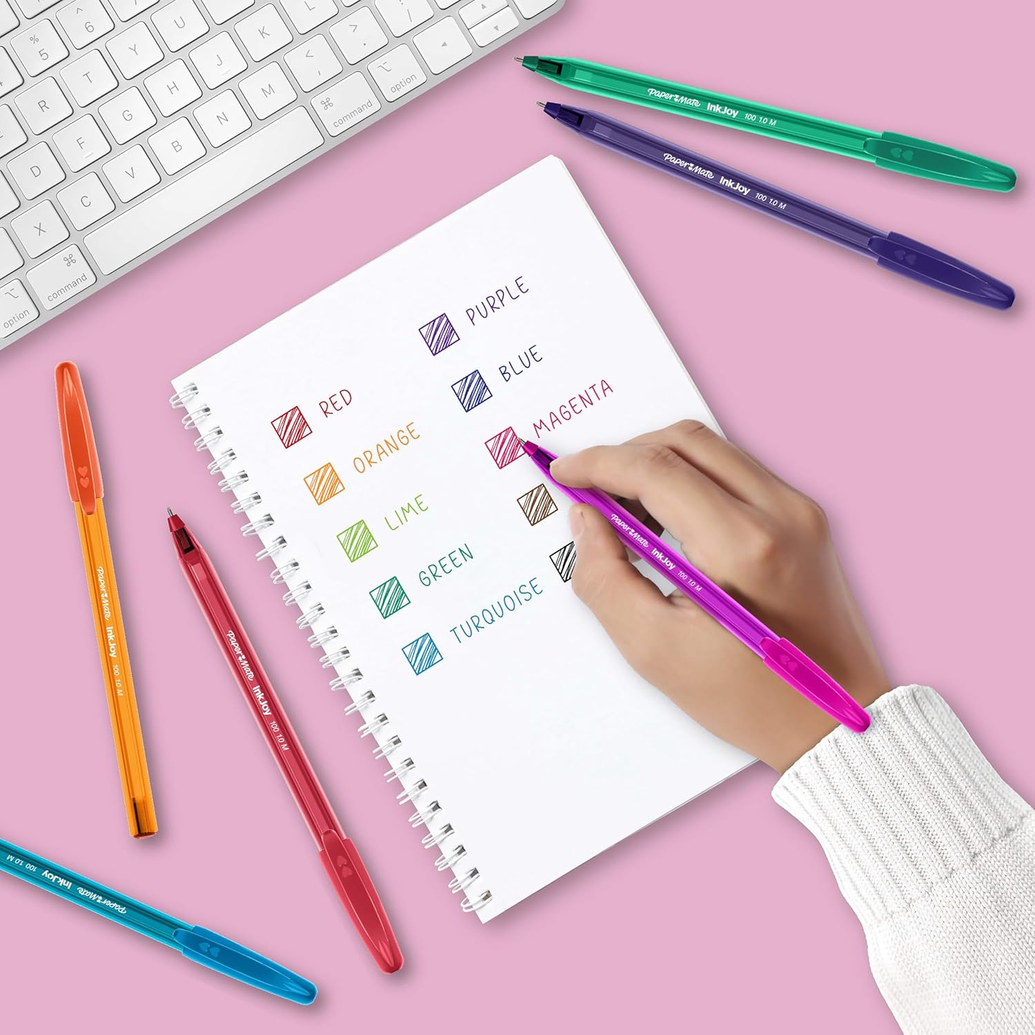 Lot de 50 Stylos Bille InkJoy Noir – Image 4