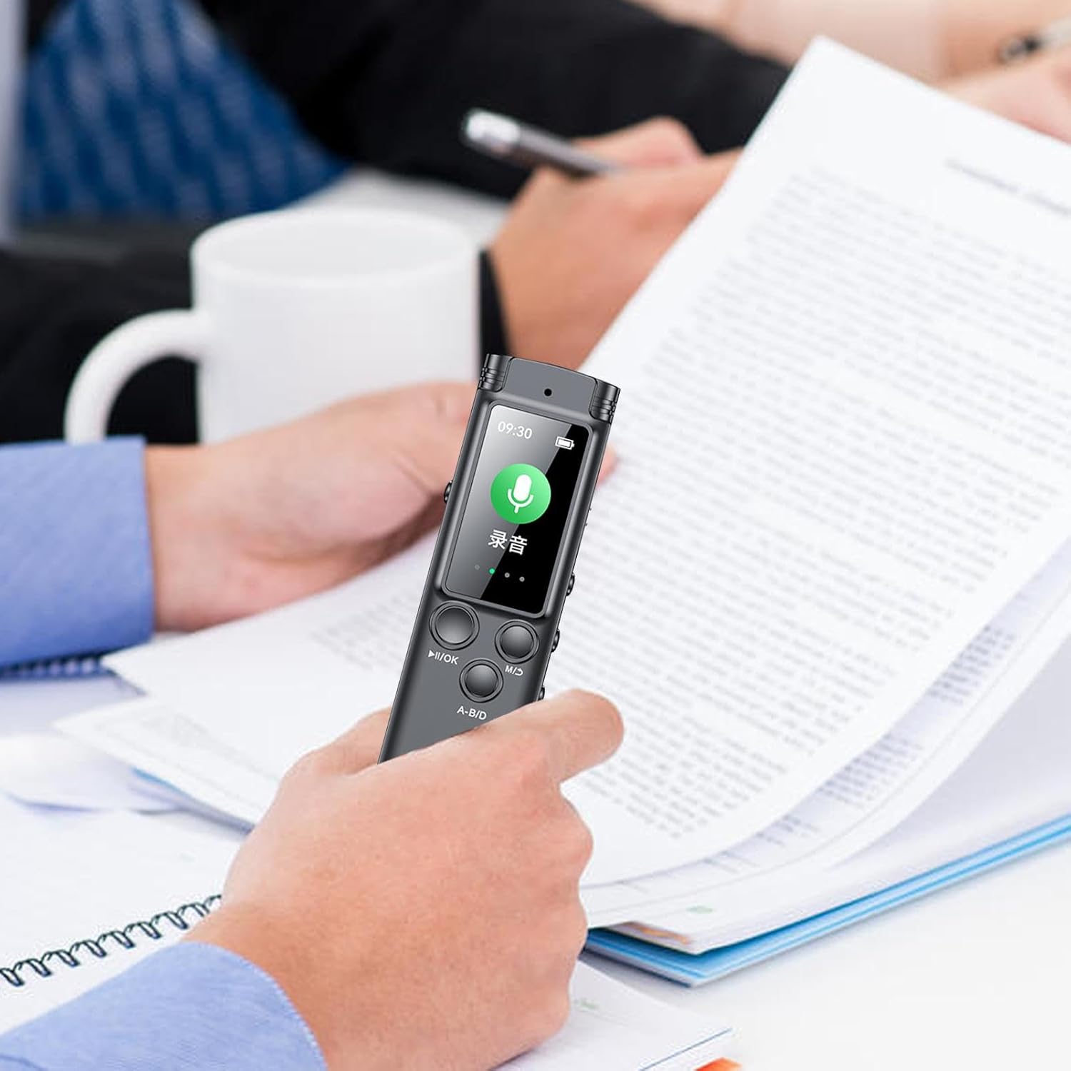 Stylo Enregistreur Numérique HD – Réduction Bruit, Doppel Microphones – Image 2