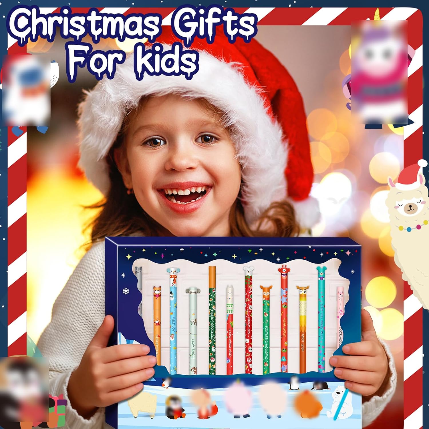 Stylos Gel Effaçables Noël - 12 Couleurs 0,7 mm – Image 7