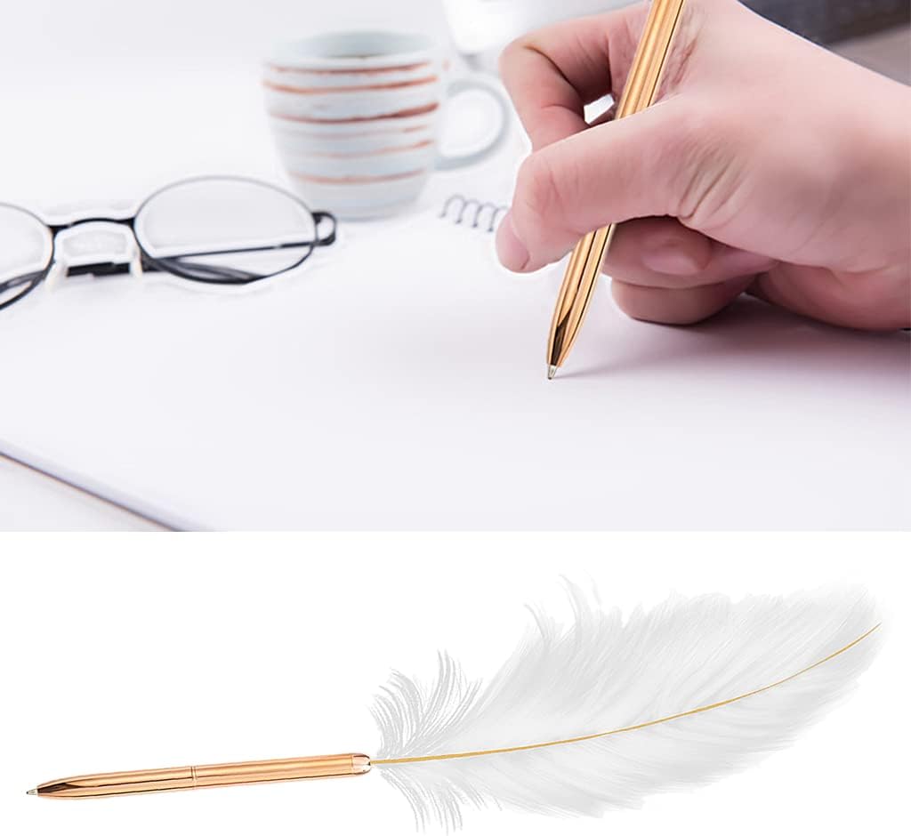Stylo à Bille Rétro Blanc, Élégance Réutilisable – Image 2