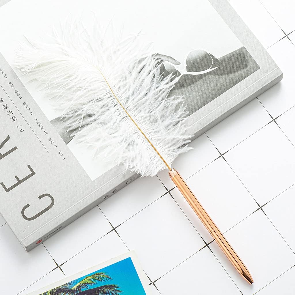 Stylo à Bille Rétro Blanc, Élégance Réutilisable – Image 3