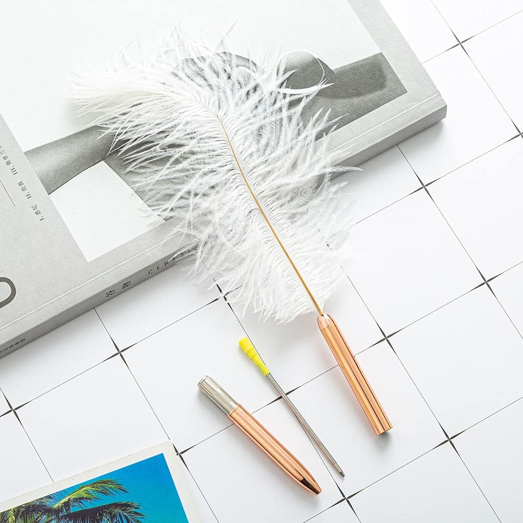 Stylo à Bille Rétro Blanc, Élégance Réutilisable – Image 6