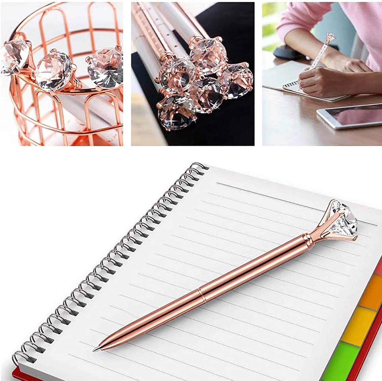 Stylo à bille métal cristal - Original et élégant – Image 2