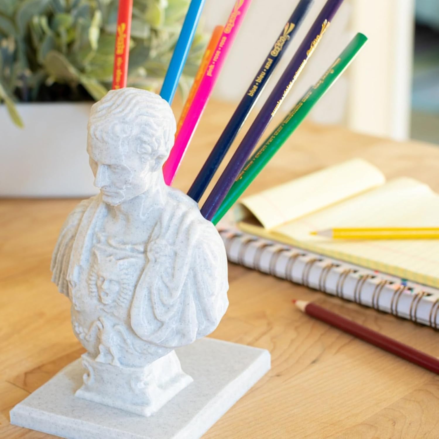 Porte-crayon César en résine créatif 16,5 cm – Image 3