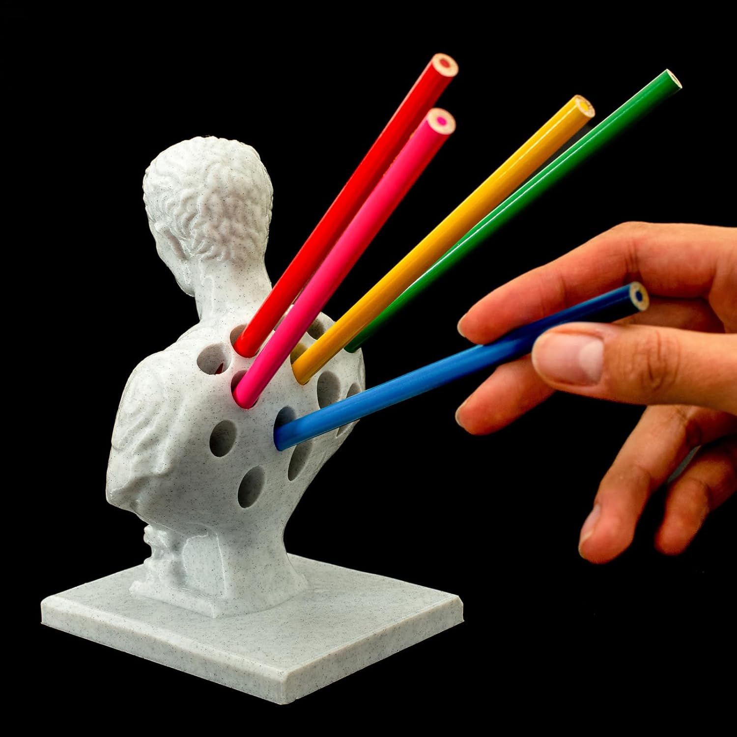 Porte-crayon César en résine créatif 16,5 cm – Image 5