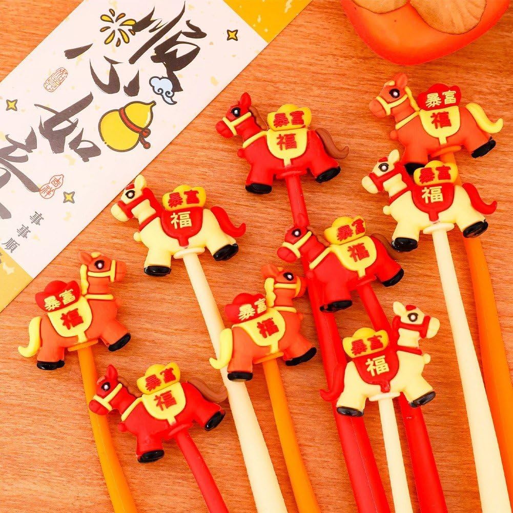 Stylos Gel Cheval - Lot de 12 Mignons pour Enfants – Image 3