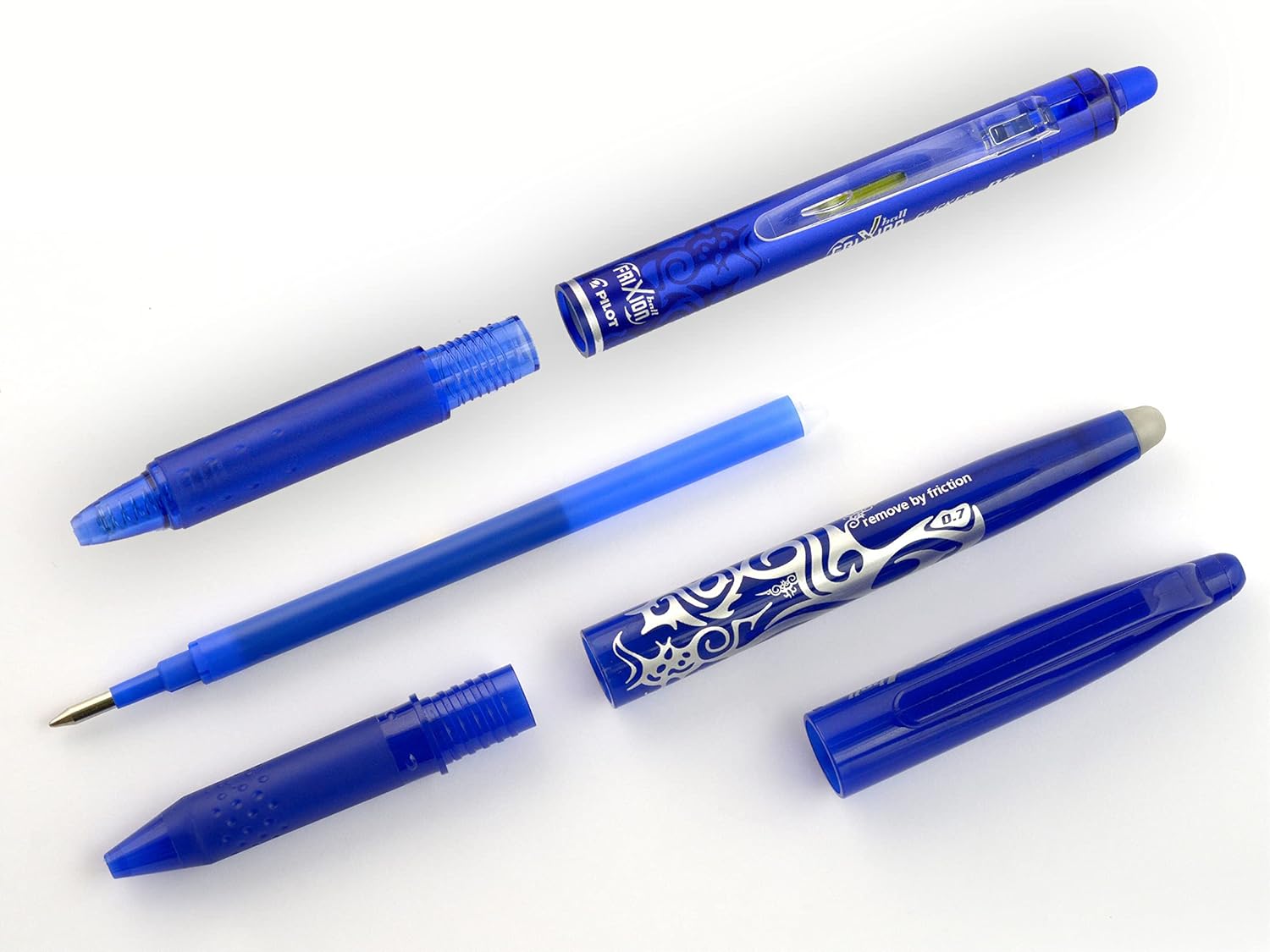PILOT - 4 Etuis Recharges Stylo Effaçable Noir/Bleu/Rouge/Vert – Image 4