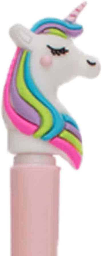 Stylo Licorne Fantaisie - Encre Bleue avec Capuchon – Image 3