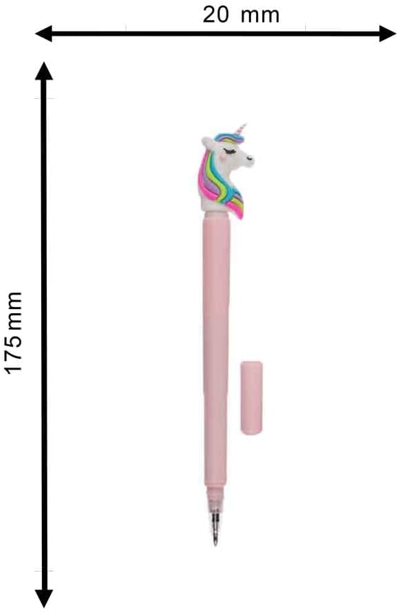 Stylo Licorne Fantaisie - Encre Bleue avec Capuchon – Image 4