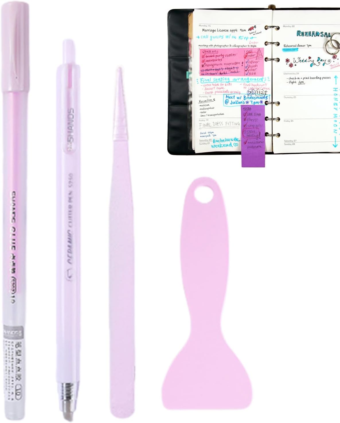 Kit Stylo à Colle pour Scrapbooking - 4 Pièces – Image 5