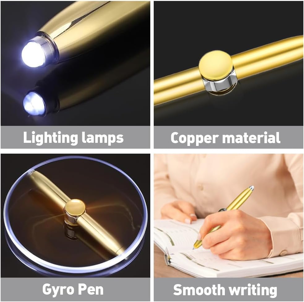 Stylo Fidget Métal LED - 4 Pièces Spinner – Image 6