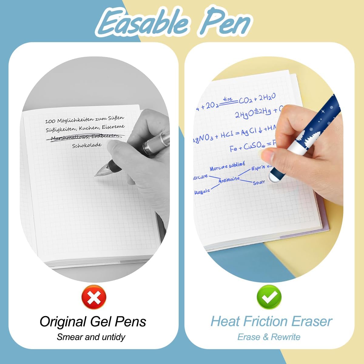 Stylos Gel Effaçables VyxZythron - Noël (16 pièces) – Image 5