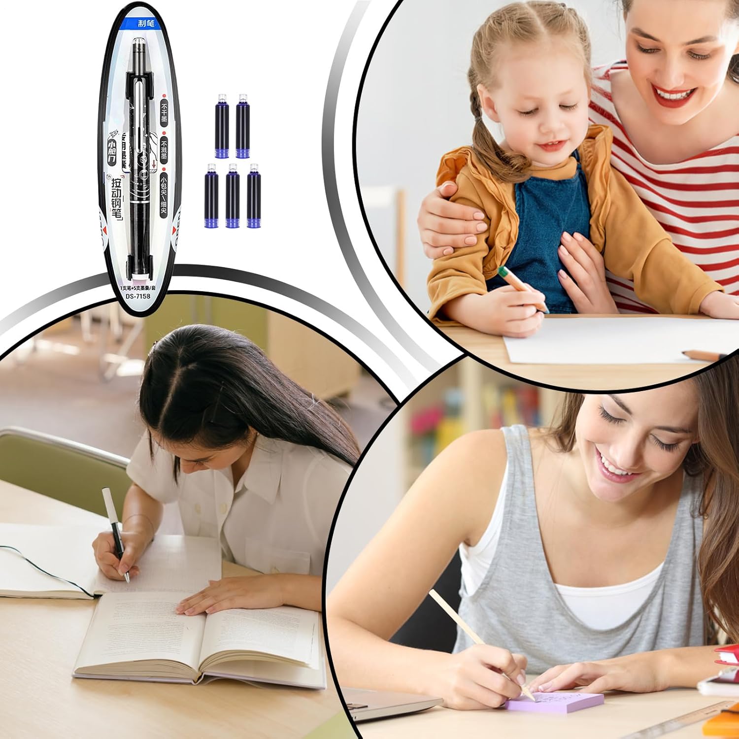 Stylo Plume Rechargeable Mppchhn - Pointe Fine 0.38mm – Image 5