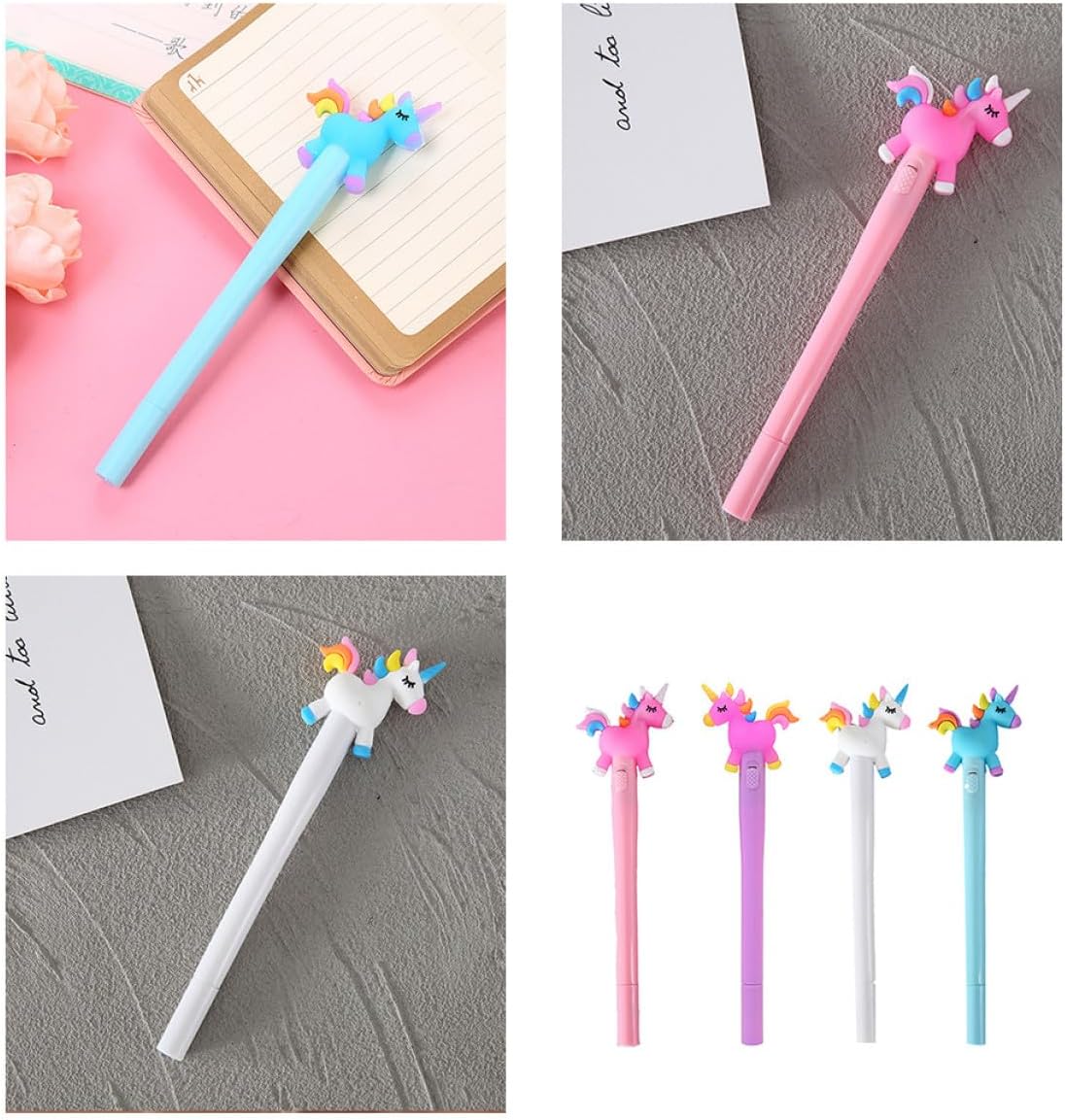 Stylos à Bille Lumineux Colorés - Lot de 4 – Image 4