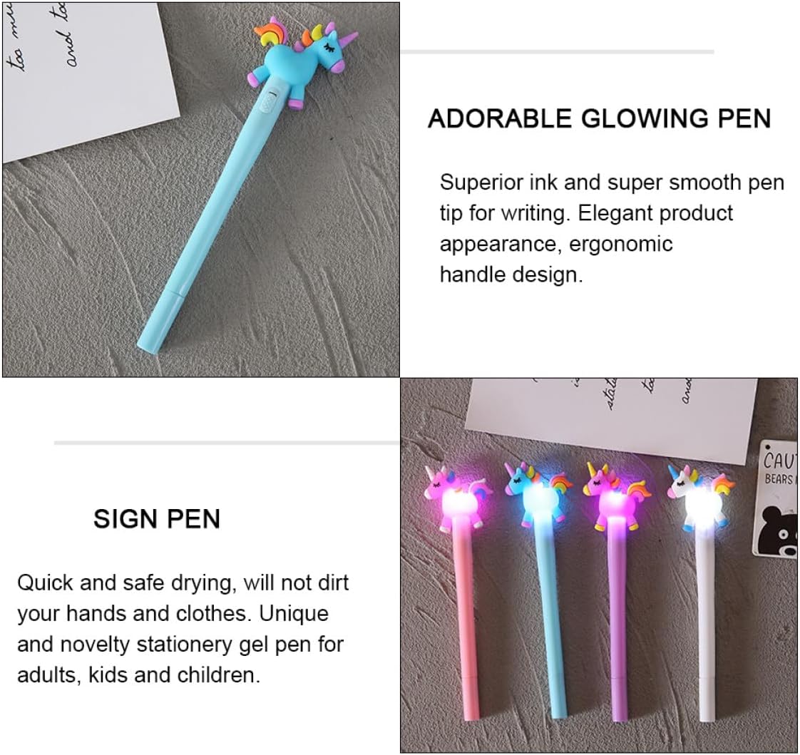 Stylos à Bille Lumineux Colorés - Lot de 4 – Image 8