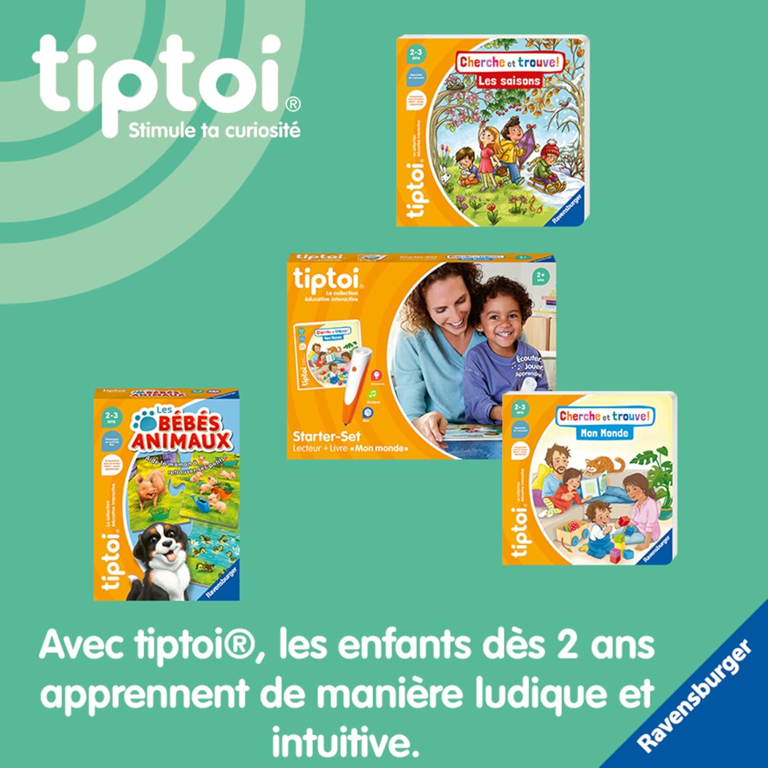 Ravensburger tiptoi® - Starter Set 'Mon Monde' Éducatif – Image 4