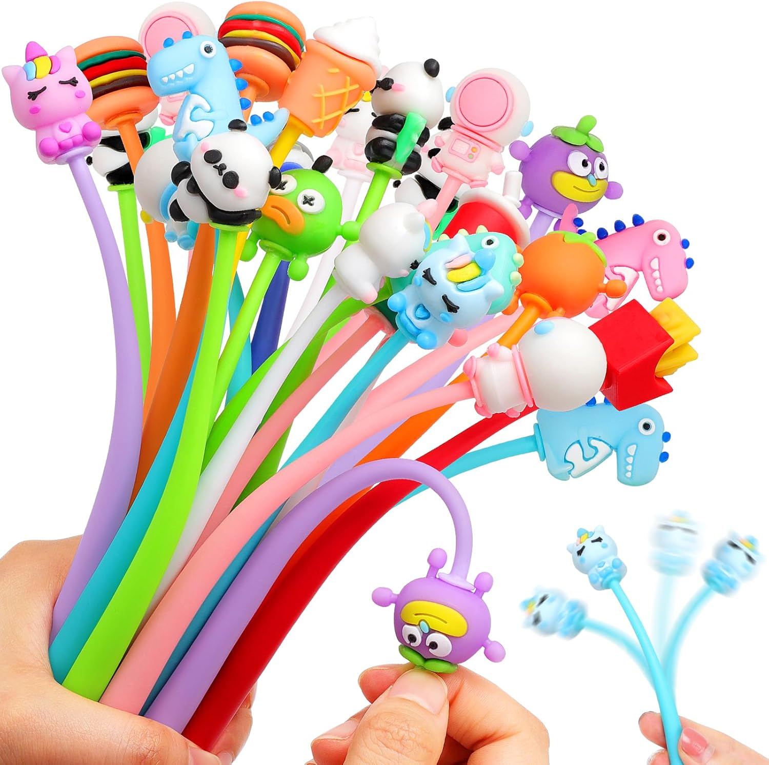 30 Stylos Gel Kawaii Cartoon - Cadeaux Anniversaire Enfant