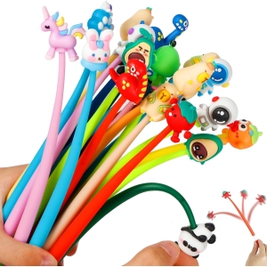 30 Stylos Kawaii Animaux Anti-Stress – Cadeau Enfants