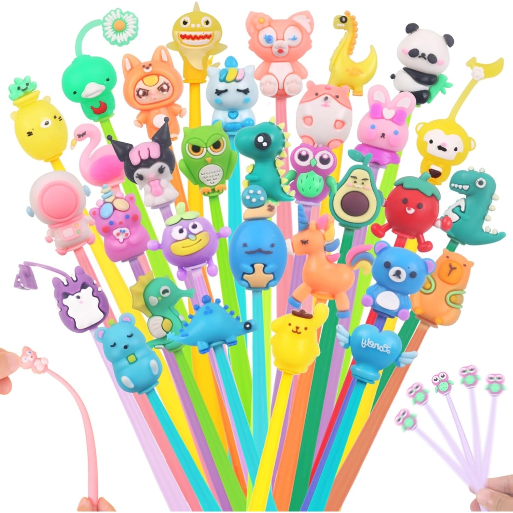 32 Stylos Kawaii Animaux - Cadeaux Anniversaire Enfant