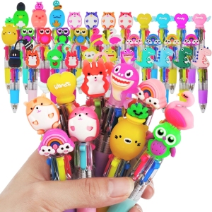 33 Stylos Bille 4 Couleurs pour Enfants