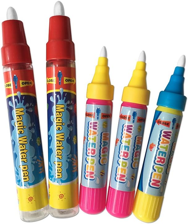 5 Stylos de Peinture à l'Eau - Tapis Magique