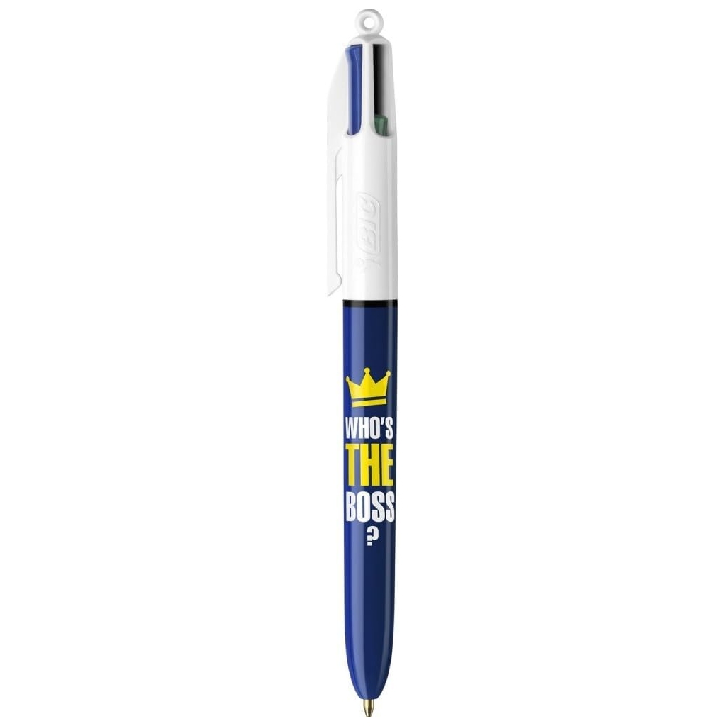 BIC Stylo 4 Couleurs MESSAGE Who is the Boss