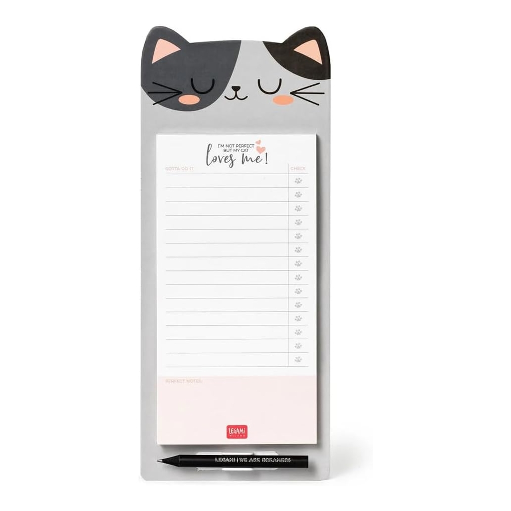 Bloc-notes Kitty Legami 70 Feuilles Détachables 19x11 cm