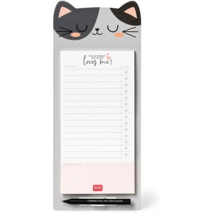 Bloc-notes Kitty Legami 70 Feuilles Détachables 19x11 cm