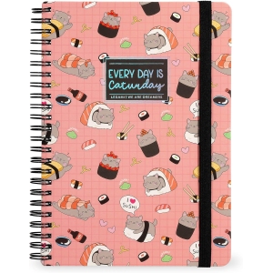 Cahier Spirales Sushi Cat A4 160 pages