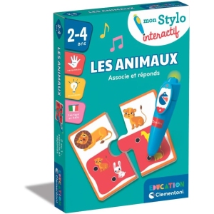 Clementoni | Mon Stylo Interactif Animaux 2+