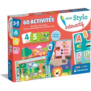 Clementoni : Stylo Interactif Éducatif – 60 Activités Fun