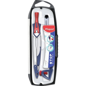Coffret Compas Scolaire Maped 3 pièces avec Sécurité