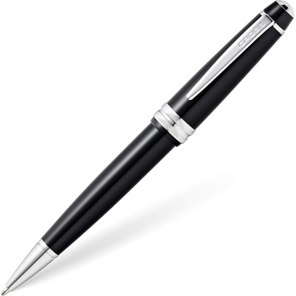 Coffret Premium : Stylo à bille Cross Bailey Noir Brillant