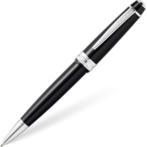 Coffret Premium : Stylo à bille Cross Bailey Noir Brillant