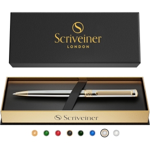 Coffret Stylo Bille Argent Plaqué Or