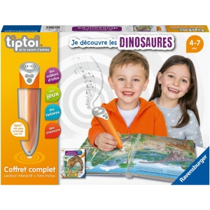 Coffret Tiptoi® Les Dinosaures – Jeu Éducatif Écran Off 4+