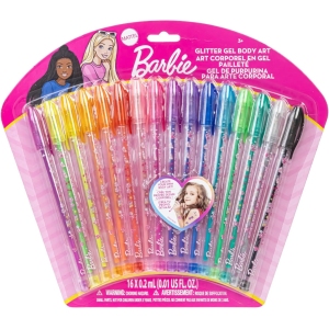 Coffret de 16 Stylos Paillettes Barbie