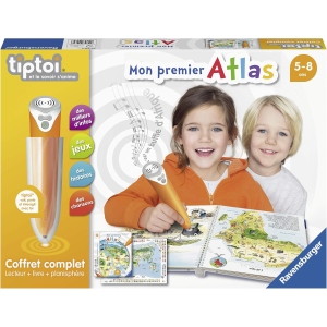 Coffret tiptoi® Mon Premier Atlas - Jeu Éducatif Écran Zero