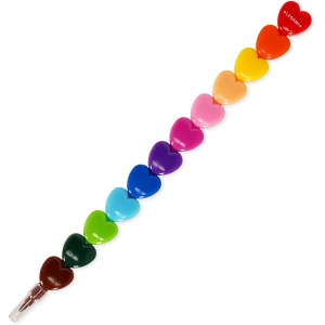 <p><strong>Crayons Empilables en Cœur - 12 Couleurs Pastel</strong></p>
