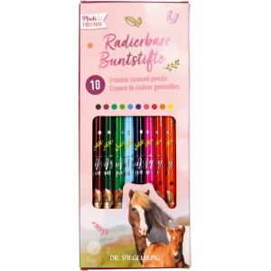 Crayons de Couleur Effaçables - Amis des Chevaux