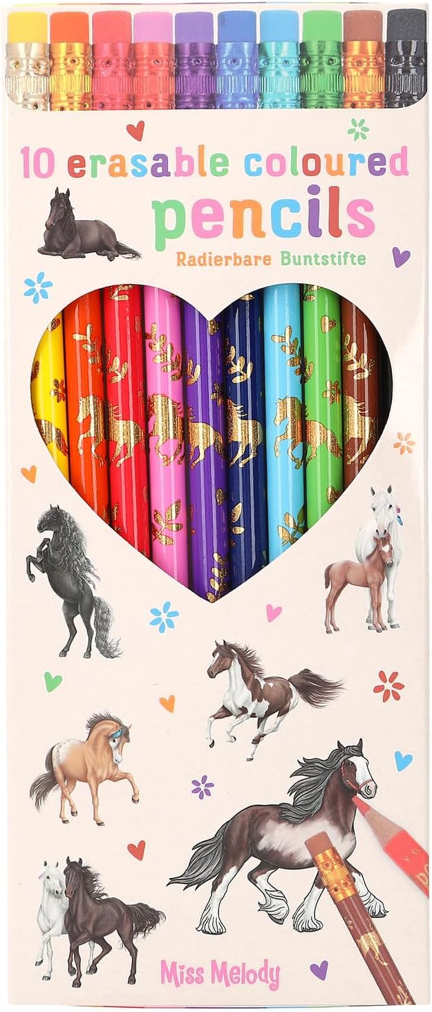 Crayons de Couleur Miss Melody - Lot de 10