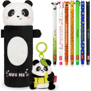 Ensemble de 7 Stylos Gel + Trousse Douce