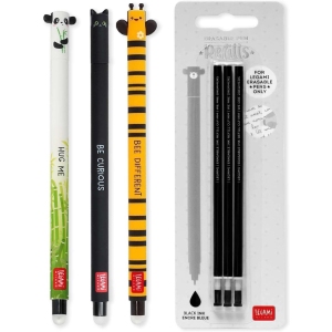 Ensemble de Stylos Gel Effaçables – Designs Animaux