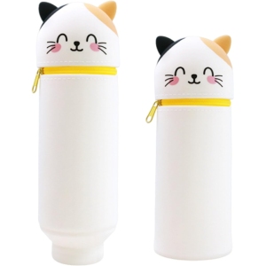 Étui École Kawaii 2 en 1 - Chat Tacheté