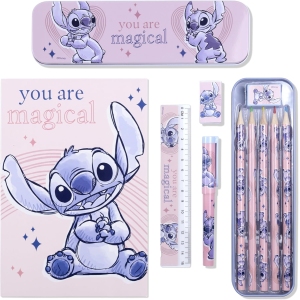 « Étui à crayons Lilo & Stitch avec fournitures »