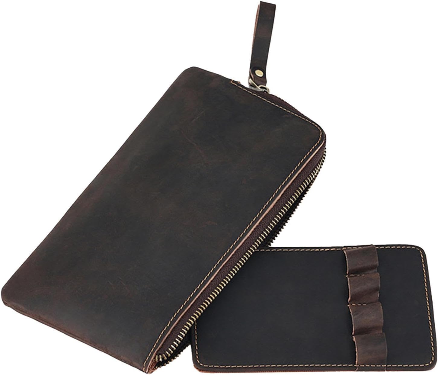 Étui en Cuir PU pour Stylo-Plume Café