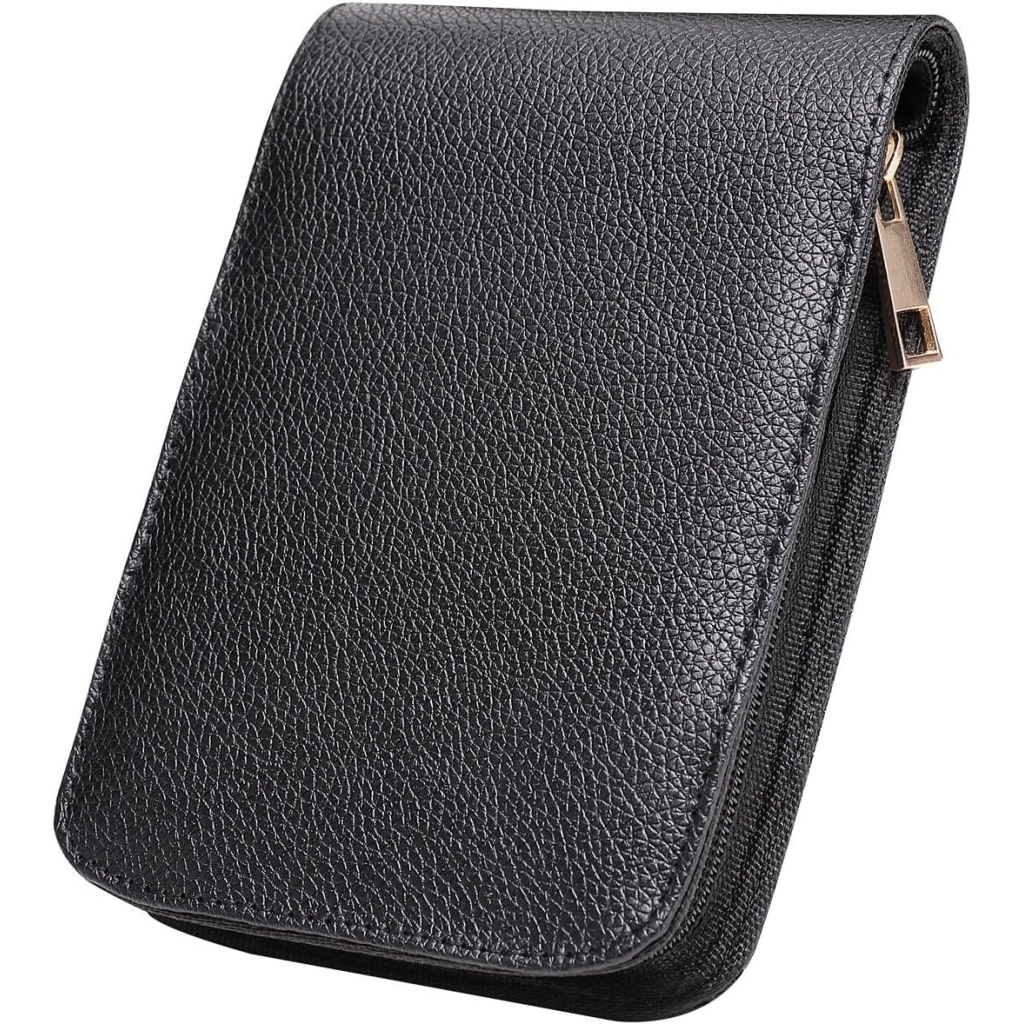 Étui en Simili Cuir pour 12 Stylos à Plume Noir