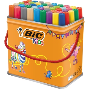Feutres Lavables BIC Kids Visacolor XL - 48 Couleurs