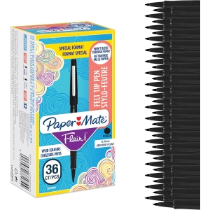 Feutres Paper Mate Flair – Boîte de 36